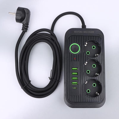 Multiprise USB - PowerFlex™ - F09 Noir