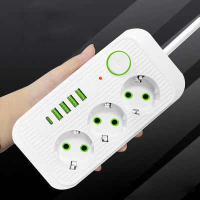 Multiprise USB - PowerFlex™ - F09 Blanc