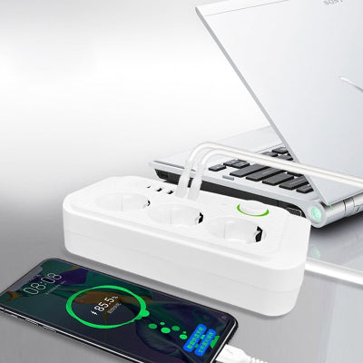 Multiprise USB - PowerFlex™ - F09 Blanc