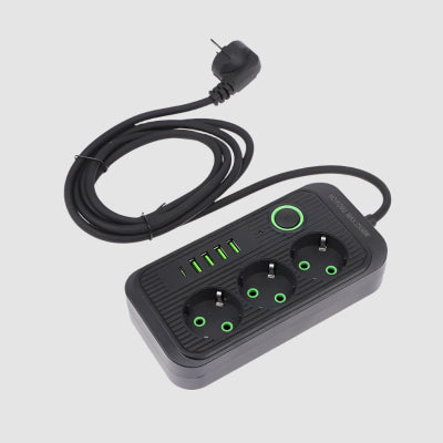 Multiprise USB - PowerFlex™ - F09 Noir