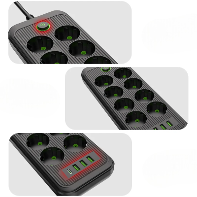 Multiprise USB - PowerFlex™ - F20U Noir